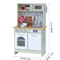 Kids Teamson Kids Little Chef Boston Farmhouse Kitchen Playset, Green/White -FINAL SALE