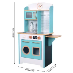 Kids Teamson Kids Little Chef Santos Retro Kitchen Playset, Aqua/White
