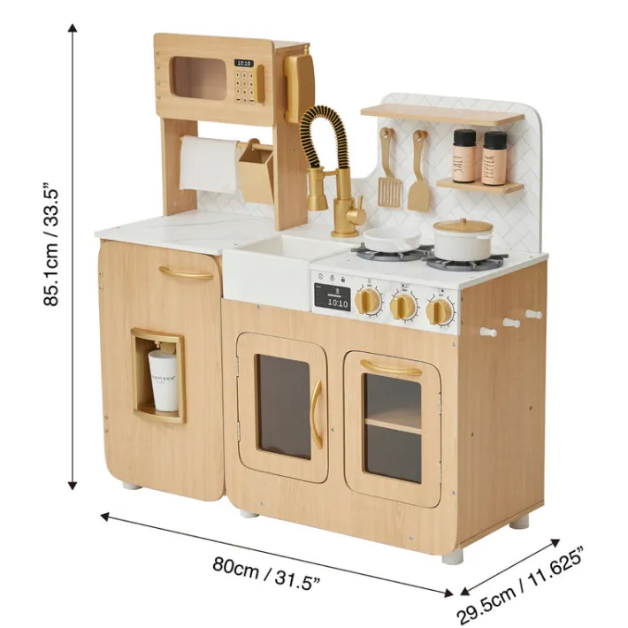 Kids Teamson Kids Little Chef Cyprus Play Kitchen with 14-pc. Accessory Set
