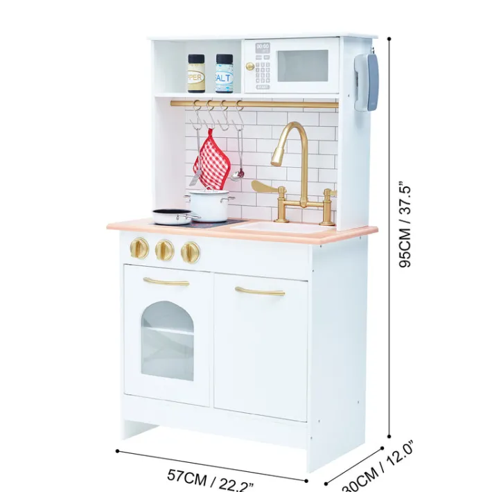 Kids Teamson Kids Little Chef Boston Classic Play Kitchen & Cookware, White