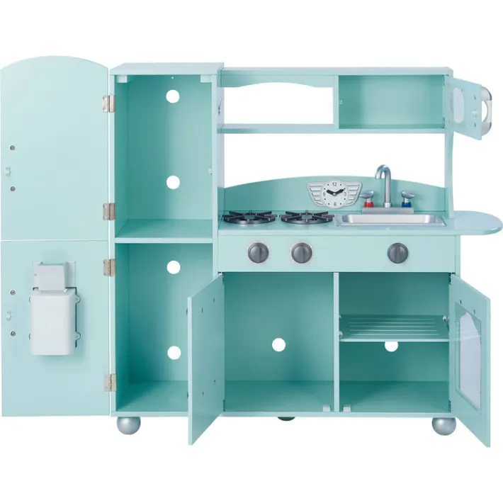 Kids Teamson Kids Little Chef Westchester Retro Kids Kitchen Playset, Mint -FINAL SALE