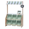 Kids Teamson Kids Little Helper Play Farmer's Market Stand, Mint/White
