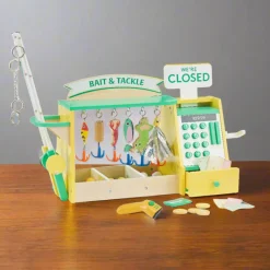 Kids Teamson Kids My Little Helper Fishing Shop & Accessories, Green/Yellow