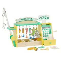Kids Teamson Kids My Little Helper Fishing Shop & Accessories, Green/Yellow