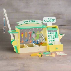 Kids Teamson Kids My Little Helper Fishing Shop & Accessories, Green/Yellow