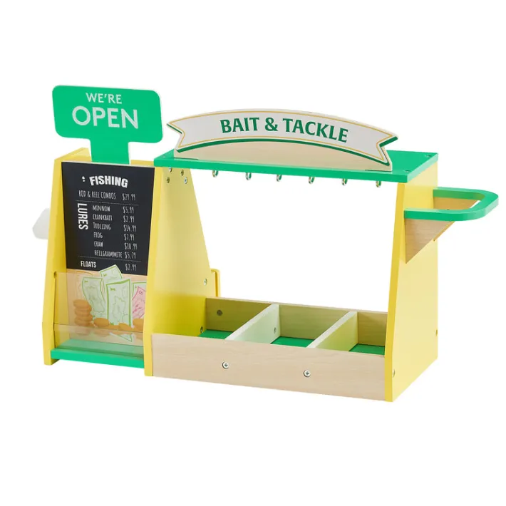 Kids Teamson Kids My Little Helper Fishing Shop & Accessories, Green/Yellow