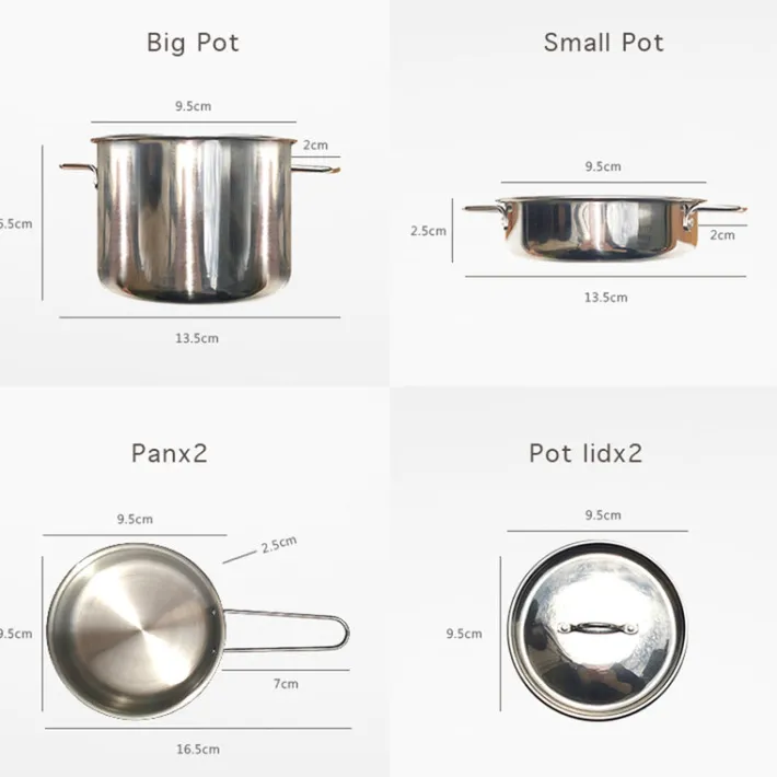 Kids Teamson Kids 11-Piece Little Chef Frankfurt Stainless Steel Cooking Accessory Set