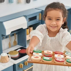 Kids Teamson Kids Play Cuttable Christmas Cookies Baking & Decorating Set, Multi