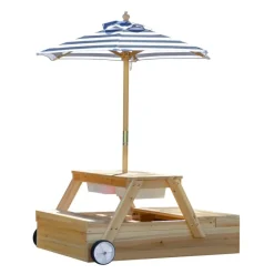 Kids Teamson Kids Sorrento Outdoor 2-in-1 Wooden Picnic Table + Sandbox