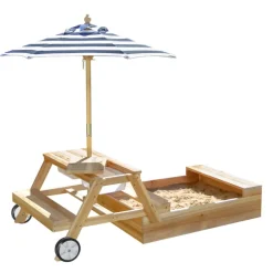 Kids Teamson Kids Sorrento Outdoor 2-in-1 Wooden Picnic Table + Sandbox