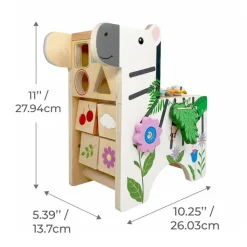 Kids Teamson Kids Zebra Learn & Play Activity Center with Xylophone, Multi